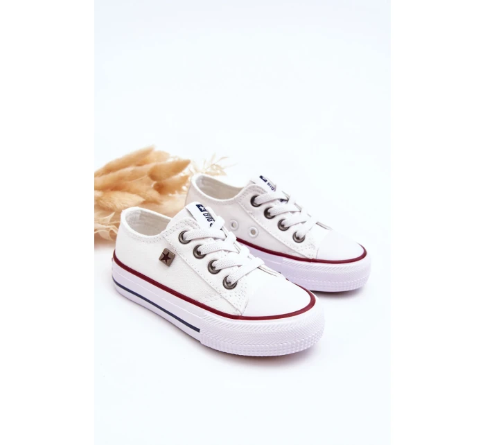 Dziecięce Klasyczne Trampki Big Star DD374160 Białe