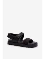 Sandały Damskie Na Platformie Big Star NN274750 Czarne