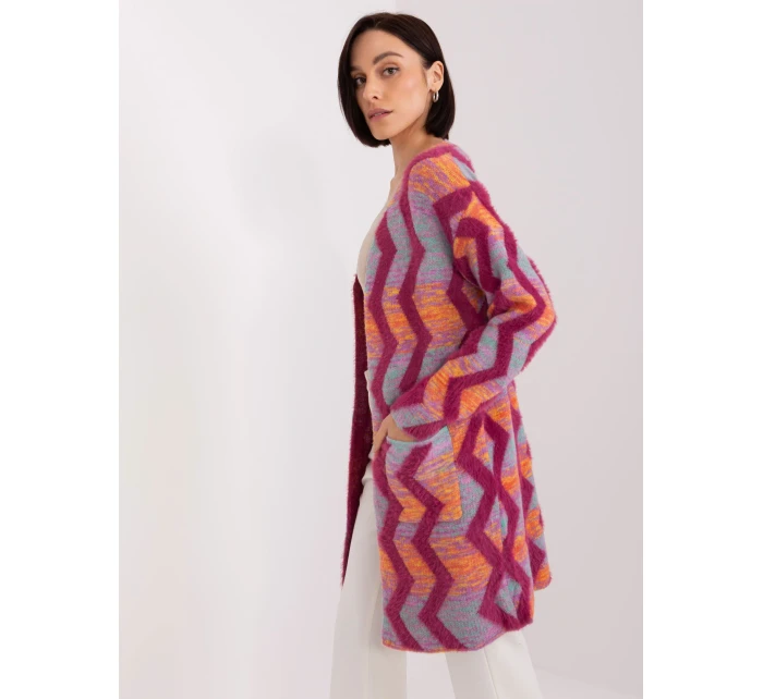 Sweter AT SW model 21768449 fuksjowy - FPrice Sweter AT SW model 21768449 fuksjowy - FPrice