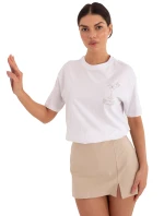 T shirt model 21795532 biały - FPrice