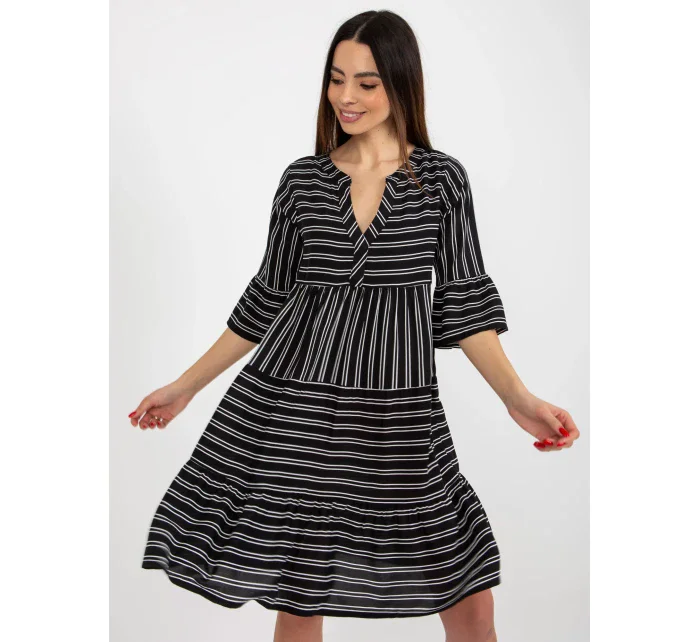 Dámske šaty D73771M30214H čierne - FPrice