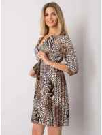 Šaty DHJ SK 11092A 2.01P čierna a béžová Šaty DHJ SK 11092A 2.01P čierna a béžová