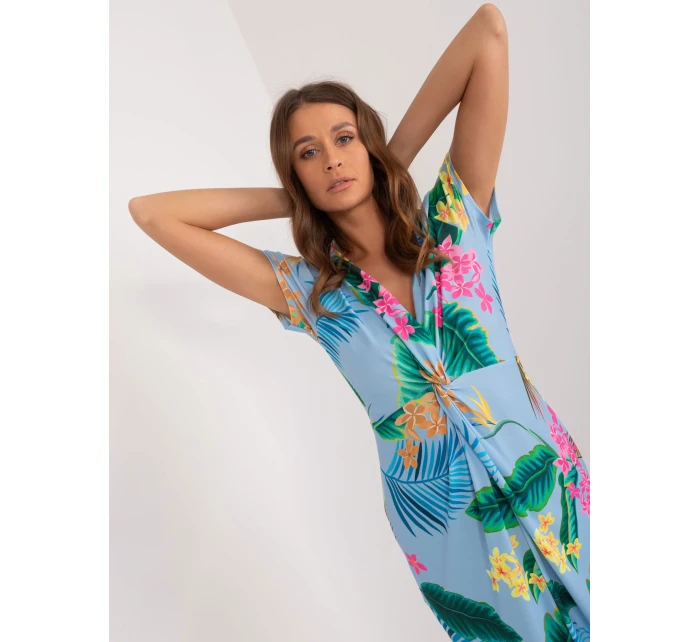 Sukienka DHJ SK  jasny niebieski model 20095153 - FPrice