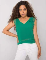 Dámsky top DHJ TP 13317.25P tmavo zelený