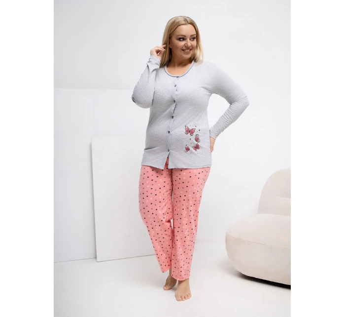 Piżama DU PI FP model 21870796 szary - FPrice Piżama DU PI FP model 21870796 szary - FPrice