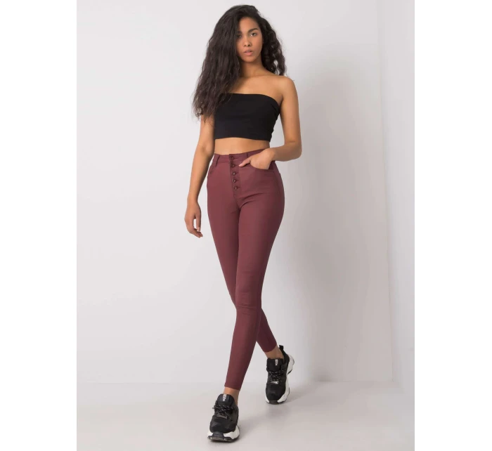 Nohavice EM SP F663.50P bordová