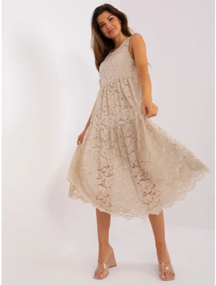 TW SK BI 8246 šaty.37X béžová