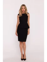 šaty černé model 21470770 - STYLOVE