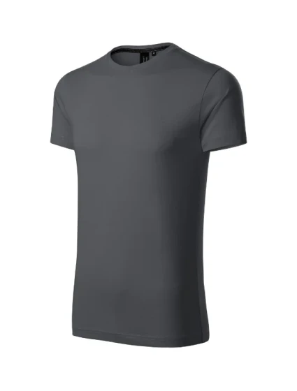 Exkluzívne pánske tričko light anthracite Exkluzívne pánske tričko light anthracite