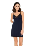 Dámska nočná košeľa Judy Dark Blue - Babella