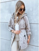 Dámská přechodná bunda parka STYLE šedá model 21970984 - Dstreet