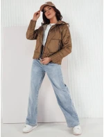 Dámská přechodová bunda hnědá Dstreet model 21974216 - FashionStreet Dámská přechodová bunda hnědá Dstreet model 21974216 - FashionStreet