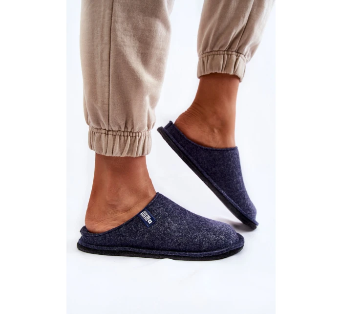 Klasické dámské pantofle Big Star model 21601024 Námořnická modrá - Big Star Shoes