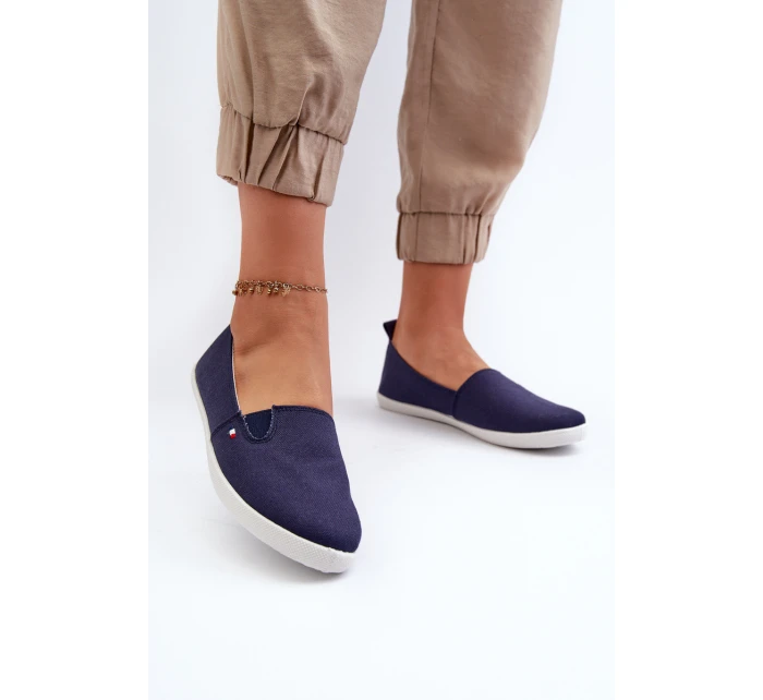 Dámské námořnické slipon tenisky modré model 21661219 - EVENTO