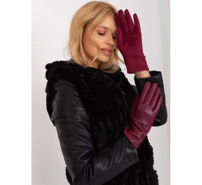 Rukavice AT RK 239802.28 bordó Rukavice AT RK 239802.28 bordó