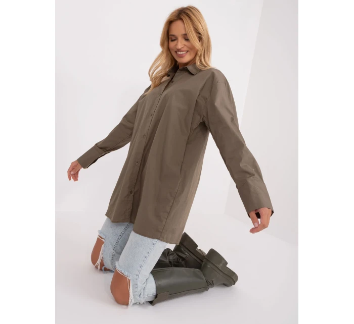 BA KS 0378 košeľa.60 khaki