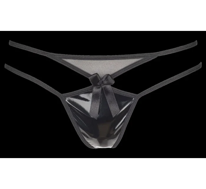 Tanga Plus Size V-8738 čierna - Axami Tanga Plus Size V-8738 čierna - Axami