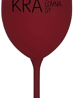BEAUTIFUL QUEEN OF BEAUTY - bordový pohár na víno 350 ml