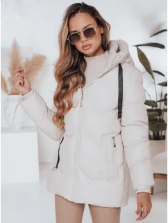 Dámska zimná bunda SALVONA light beige quilted FashionStreet TY5004