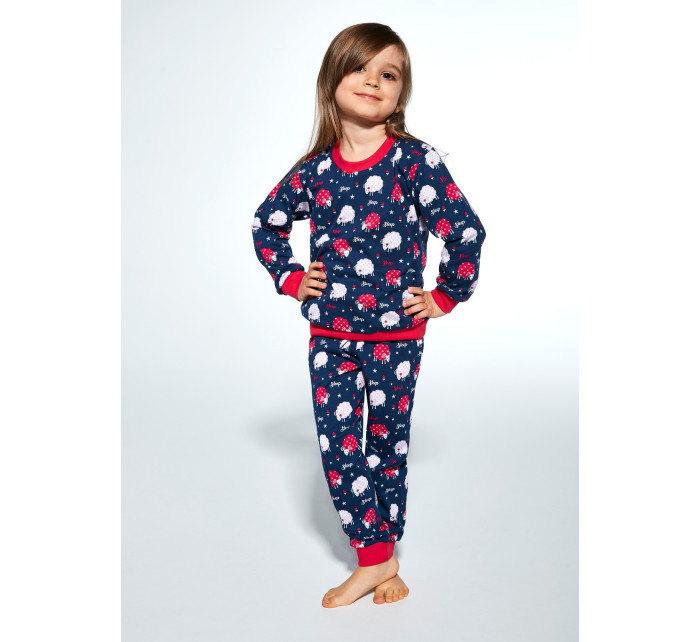 Dievčenské pyžamo Cornette Young Girl 033/168 Meadow dł/r 134-164