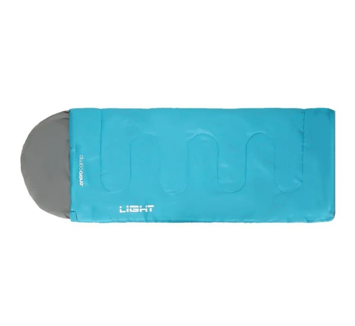 TURISTICKÝ SPACÍ VAK ĽAHKÝ 200X70CM MODRÝ ENERO CAMP