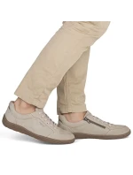 Skórzane męskie beżowe model 22034111 - Rieker