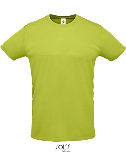 SOL'S Sprint Unisex športové tričko z piké 25.2995 jablkovo zelené SOL'S Sprint Unisex športové tričko z piké 25.2995 jablkovo zelené