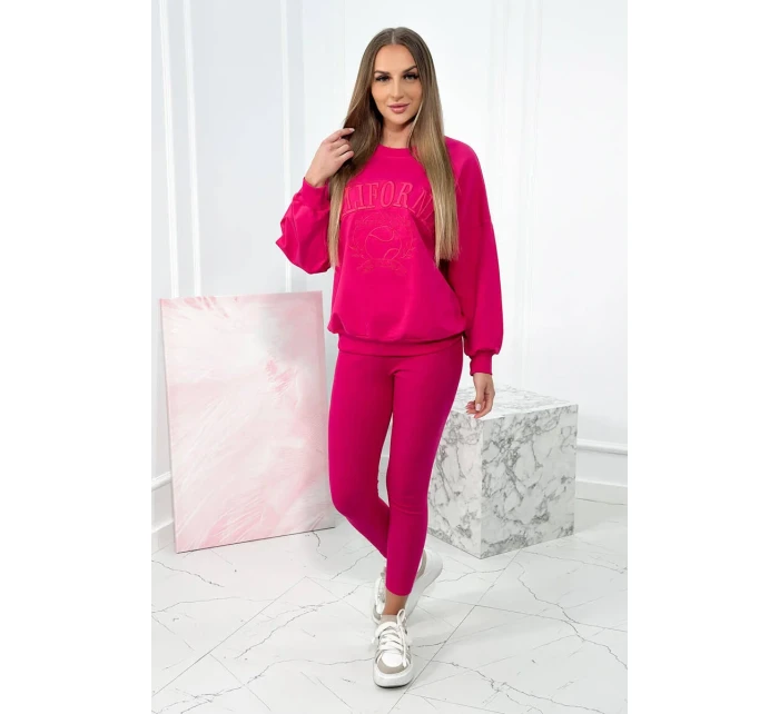 Kalifornská bavlnená súprava fuchsiová