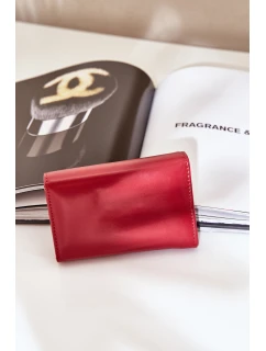 Lakierowany Portfel Damski Czerwony Rahner