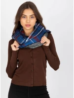 Tunelová šála AT KM model 17772708 tmavě modrá - FPrice Tunelová šála AT KM model 17772708 tmavě modrá - FPrice