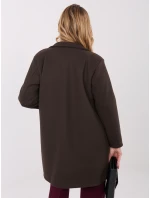 Kabát IT EN 20238.23 tmavohnedý