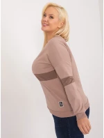 Bluzka RV BZ model 20080871 ciemny bezowy - FPrice Bluzka RV BZ model 20080871 ciemny bezowy - FPrice