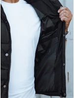 Pánská prošívaná vesta s kapucí černá Dstreet model 21979585 - FashionStreet