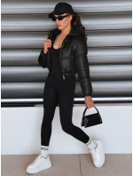 Dámská krátká zimní bunda s kapucí černá Dstreet model 21994206 - FashionStreet