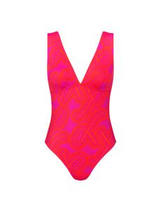 Dámske jednodielne plavky Flex Smart Summer OP 05 pt - PINK - ružová M019 - TRIUMPH