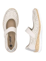 damskie na  beżowe model 22026014 - Rieker