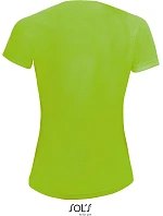 SOL'S Sporty Women Dámske raglánové športové tričko 25.1159 neónovo zelené