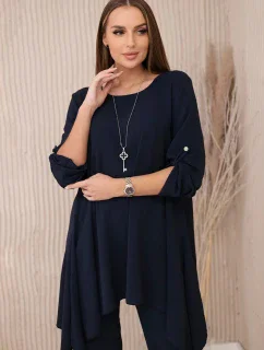 Súprava blúzka + nohavice s námorníckym príveskom