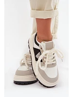 Dámské tenisky na platformě šedé model 22039752 - Boto