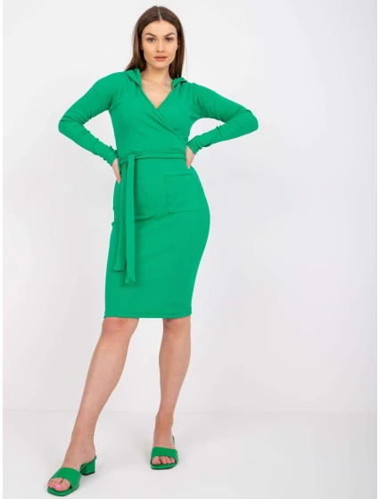 Šaty EM SK model 17189531 zelená - FPrice Šaty EM SK model 17189531 zelená - FPrice
