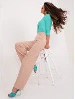 Spodnie WN SP model 19525626 camelowy - FPrice Spodnie WN SP model 19525626 camelowy - FPrice