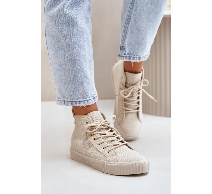 Zateplené model 20653417 Tenisky Dámské Big Star HiPoly System Béžové - Big Star Shoes