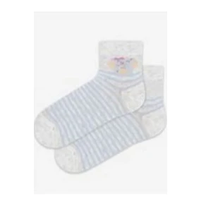 TENKÉ FAREBNÉ PONOŽKY 2-6 ROČNÉ DIEVČATÁ 24-26 CM