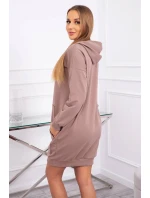 Šaty s kapucí model 18752531 - K-Fashion