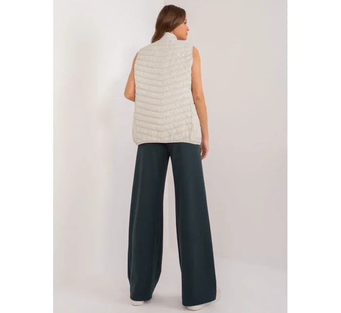 Kamizelka model 20095029 jasny beżowy - FPrice Kamizelka model 20095029 jasny beżowy - FPrice