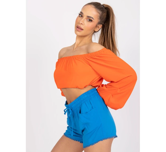 Šortky D73761M61531KA modré