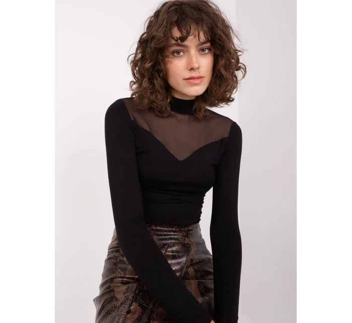 Bluzka RV BZ model 19014861 czarny - FPrice Bluzka RV BZ model 19014861 czarny - FPrice