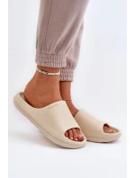 Ľahké dámske papuče Big Star Beige