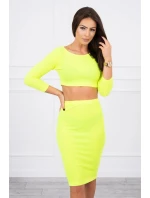 Dámsky set 9084 Neon yellow - K-Fashion Dámsky set 9084 Neon yellow - K-Fashion