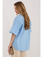 Košeľa s dlhým rukávom model 227874 Taliansko Moda